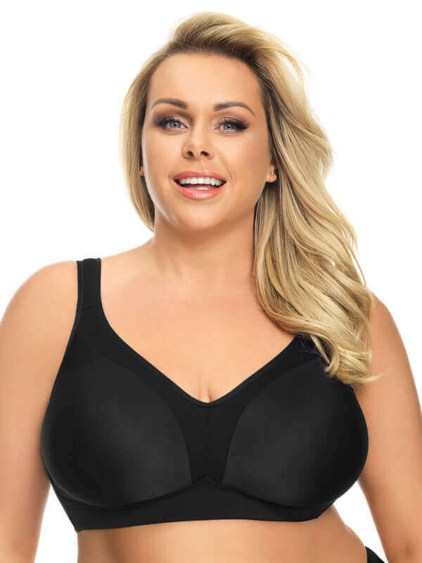 Anya Non-Wired Soft Moulded Cup - Black Colour - Brassiere